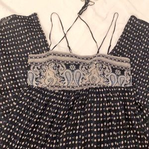 Ecote wide leg romper NWT size L